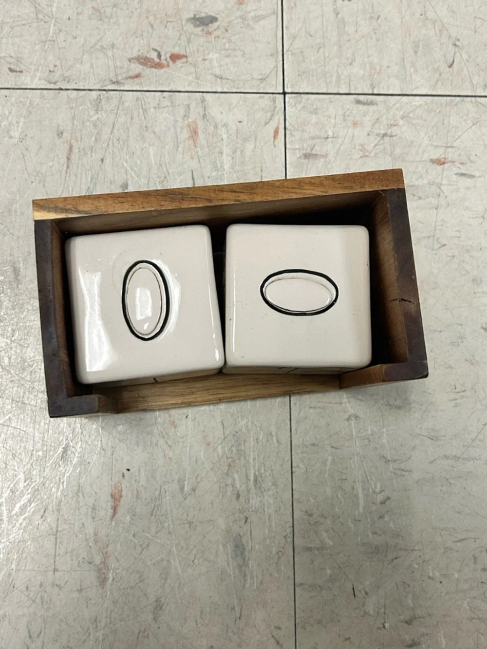 Rae Dunn Perpetual Desk Calendar | Farmhouse Wood Block Calendar | Magenta - Picture 6 of 11